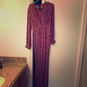 Free People floral jumpsuit
